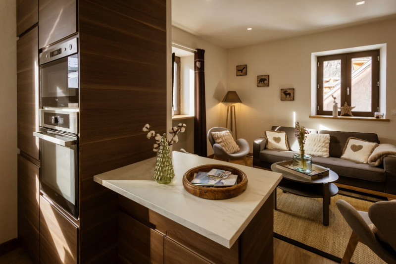 CUISINE - APPARTEMENT ETOILE DES NEIGES 6 - VALLOIRE CENTRE