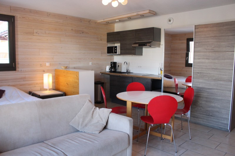 SALON - STUDIO  CHALET DU ROCHER SUITE 1 - VALLOIRE CENTRE - VALLOIRE RESERVATIONS