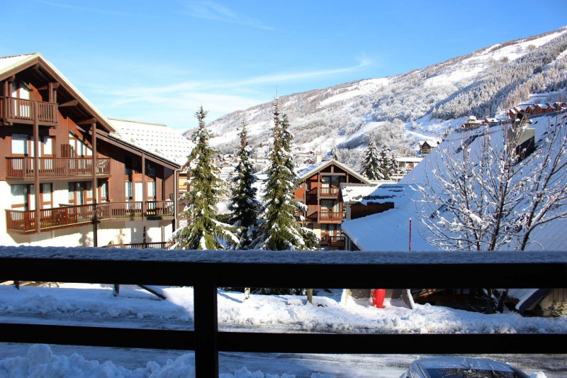 VUE HIVER -  STUDIO CHALET DU ROCHER SUITE 1 - VALLOIRE CENTRE