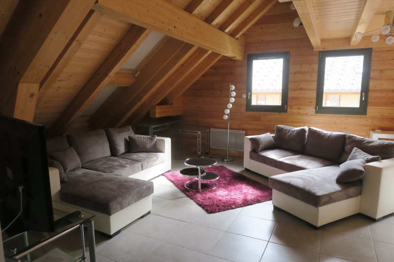 SALON - APPARTEMENT CHALET DU ROCHER SUITE 15 - VALLOIRE CENTRE - VALLOIRE RESERVATIONS