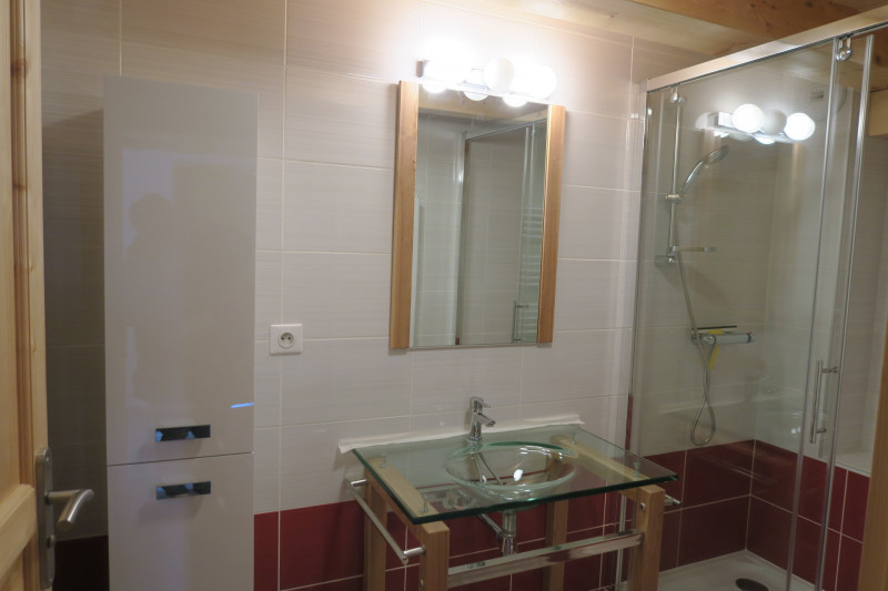 SALLE D'EAU- APPARTEMENT CHALET DU ROCHER SUITE 15 - VALLOIRE CENTRE 