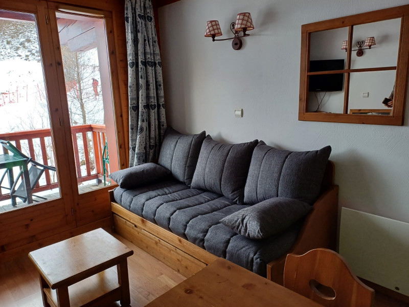 SALON - APPARTEMENT CHALETS DE LA VALLEE D'OR EDELWEISS 210 - LES CHARBONNIERES VALLOIRE - VALLOIRE RESERVATIONS