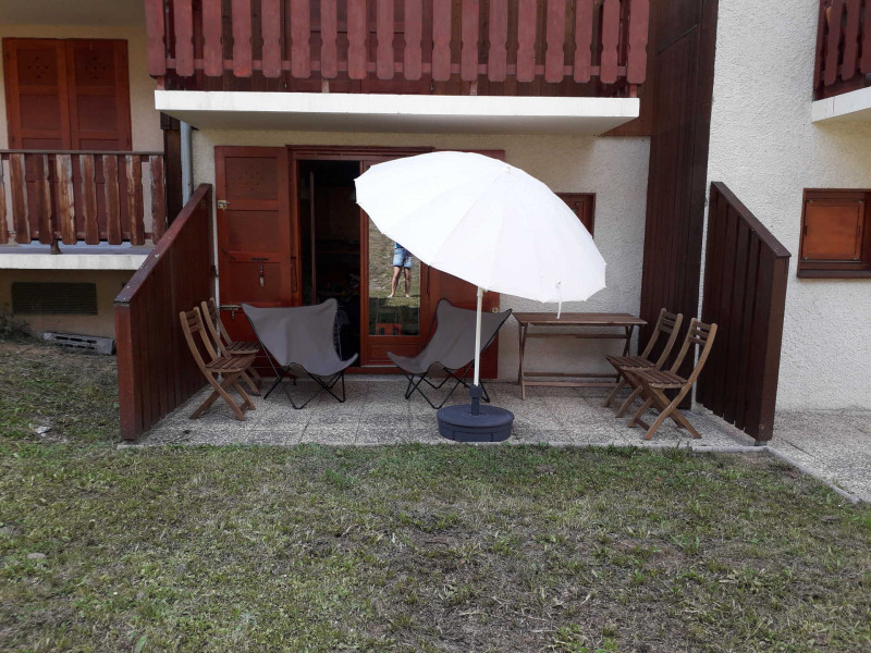 TERRASSE - STUDIO CHOSEAUX 202 - VALLOIRE CENTRE TERRASSE - STUDIO CHOSEAUX 202 - VALLOIRE CENTRE