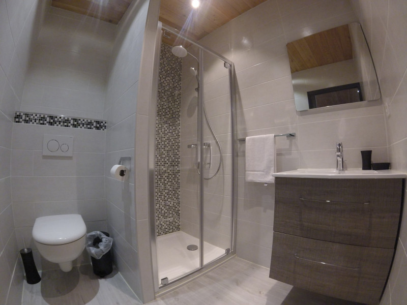 SALLE D'EAU DANS CHAMBRE 2 - CHALET PIC DE L'AIGLE HIVER - CRET DU SERROZ VALLOIRE SALLE D'EAU DANS CHAMBRE 2 - CHALET PIC DE L'AIGLE HIVER - CRET DU SERROZ VALLOIRE