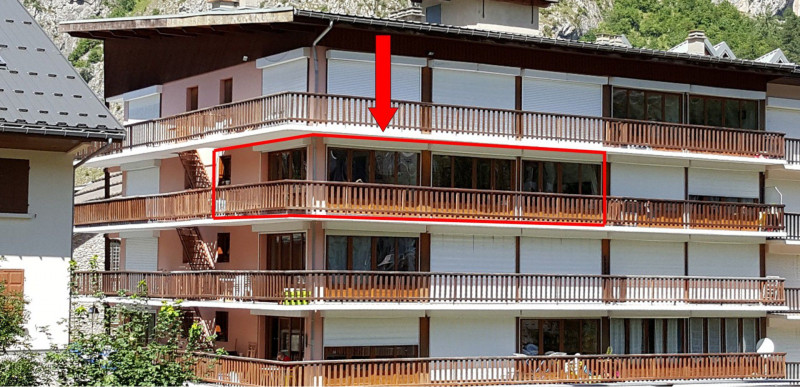 BALCON VUE EXTERIEURE - APPARTEMENT LA RESIDENCE REFUGE D'ANGELINE - VALLOIRE CENTRE