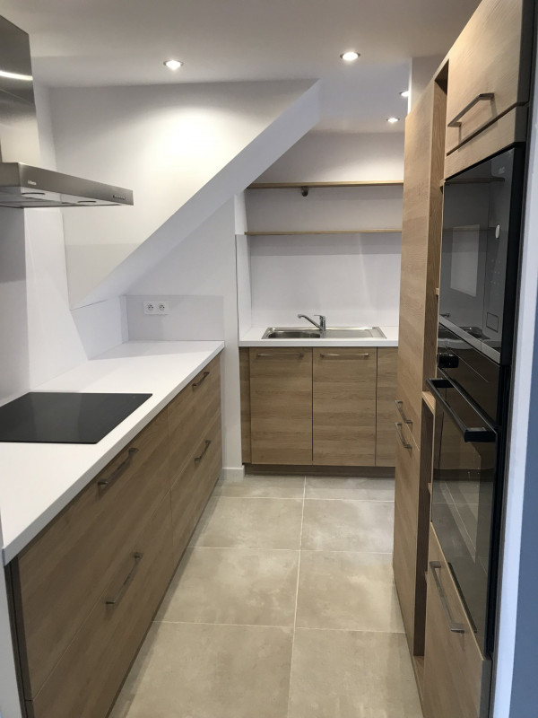 CUISINE  - LES BALCONS DE PIERRE POMME APPARTEMENT 4 NORD - VALLOIRE LES VERNEYS