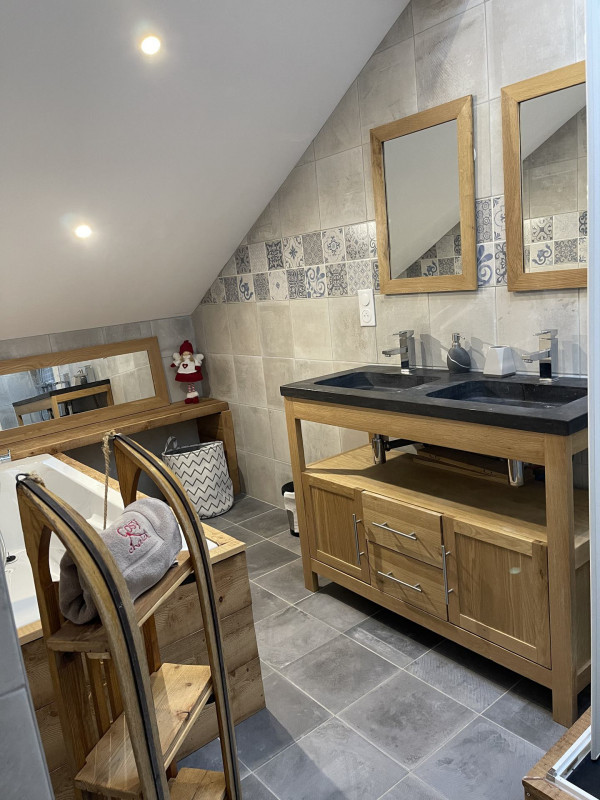 SALLE DE BAINS - CHALET COSY - VALLOIRE LES VERNEYS
