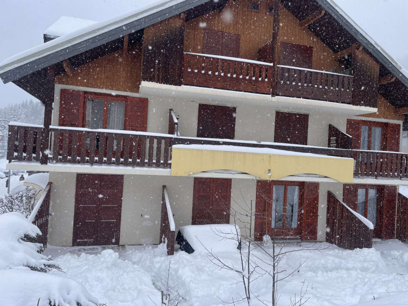 TERRASSE HIVER - APPARTEMENT CHOSEAUX 402 - VALLOIRE CENTRE