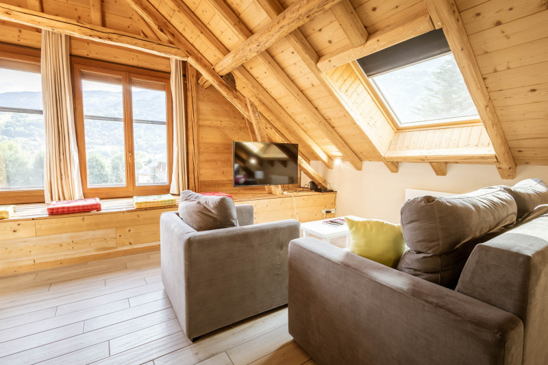 SALON - APPARTEMENT LES LIGNIERES  -VALLOIRE CENTRE - VALLOIRE RESERVATIONS