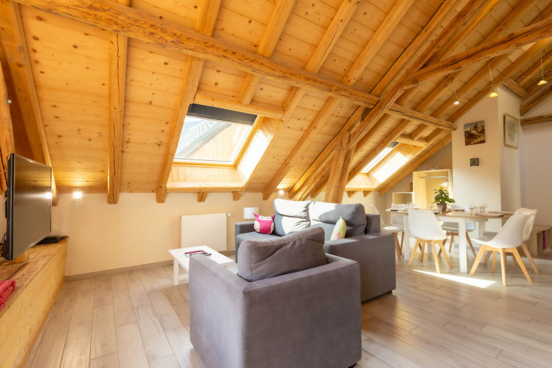 SALON - APPARTEMENT LES LIGNIERES  -VALLOIRE CENTRE - VALLOIRE RESERVATIONS