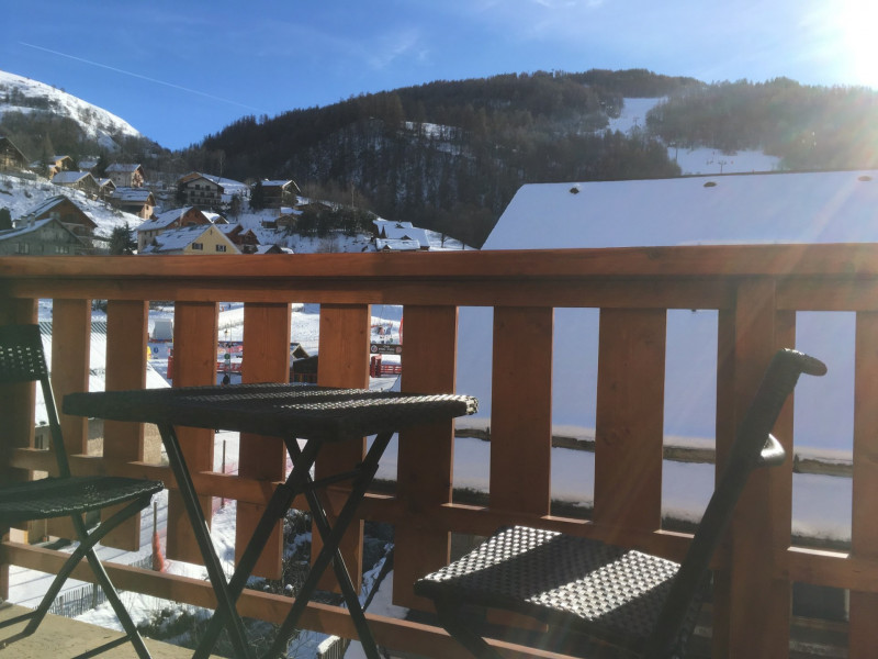 BALCON - APPARTEMENT PERCE NEIGE 6 - VALLOIRE CENTRE BALCON - APPARTEMENT PERCE NEIGE 6 - VALLOIRE CENTRE
