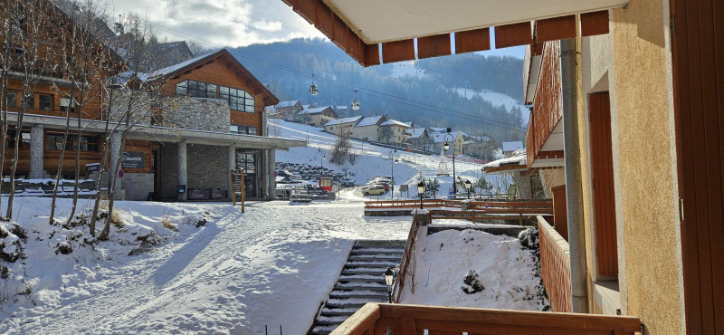 VUE BALCON - APPARTEMENT ROCHECHATEAU 17 - VALLOIRE CENTRE