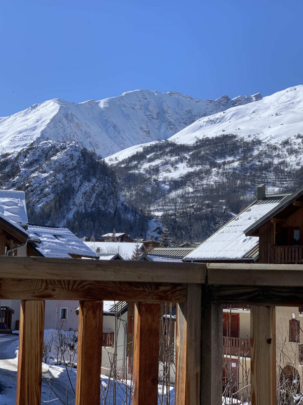 VUE HIVER - APPARTEMENT LA CLAREE C8 - VALLOIRE LES PLANS