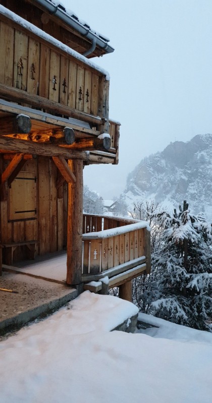 TERRASSE - APPARTEMENT LES BOIS RONDS 1 - VALLOIRE LE SEROZ