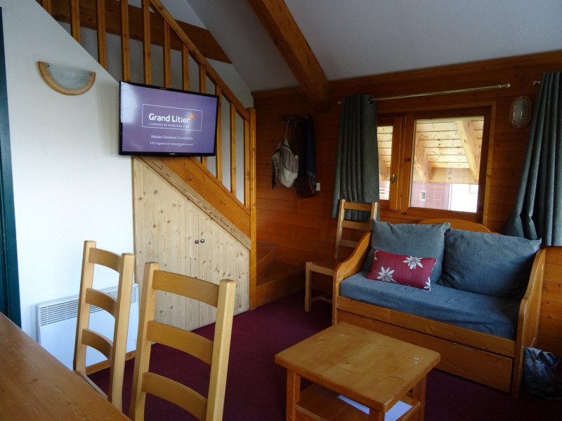 SALON - APPARTEMENT CHALETS GALIBIER 2 N° 136 - MOULIN BENJAMIN - VALLOIRE - VALLOIRE RESERVATIONS SALON - APPARTEMENT CHALETS GALIBIER 2 N° 136 - MOULIN BENJAMIN - VALLOIRE - VALLOIRE RESERVATIONS