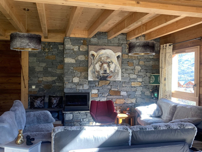 SALON - CHALET KOPEREK - LE SERROZ VALLOIRE - VALLOIRE RESERVATIONS