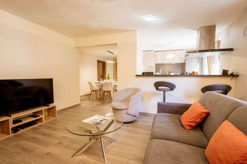 SALON - APPARTEMENT LES LIGNIERES 1 -VALLOIRE CENTRE - VALLOIRE RESERVATIONS