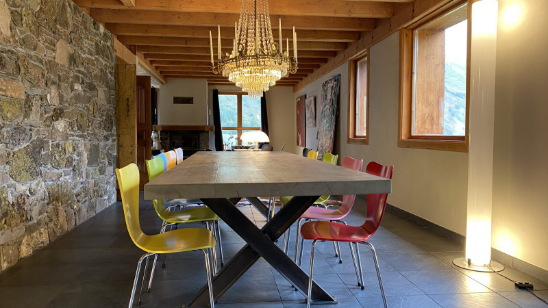 SALLE A MANGER - CHALET DE BONNENUIT - VALLOIRE BONNENUIT