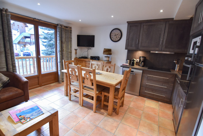 SALLE A MANGER - APPARTEMENT LES CHARDONNETS 5 - VALLOIRE CENTRE - VALLOIRE RESERVATIONS