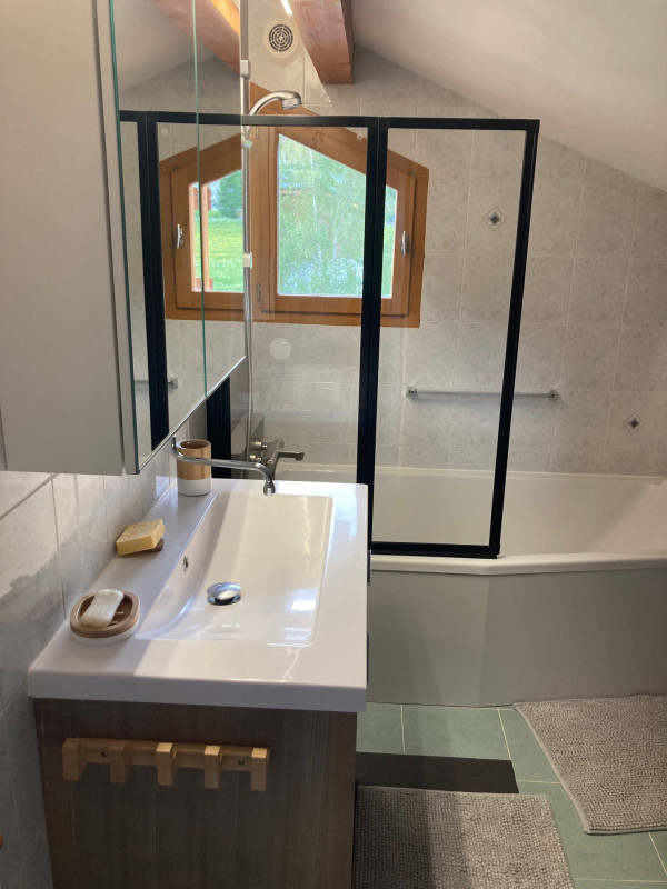 SALLE DE BAINS - APPAREMENT LES MESANGES 3EME ETAGE - VALLOIRE LES VERNEYS SALLE DE BAINS - APPAREMENT LES MESANGES 3EME ETAGE - VALLOIRE LES VERNEYS
