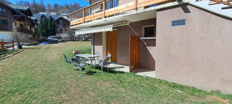 TERRASSE - APPARTEMENT LES CHARDONNETS B2 - VALLOIRE CENTRE - VALLOIRE RESERVATIONS