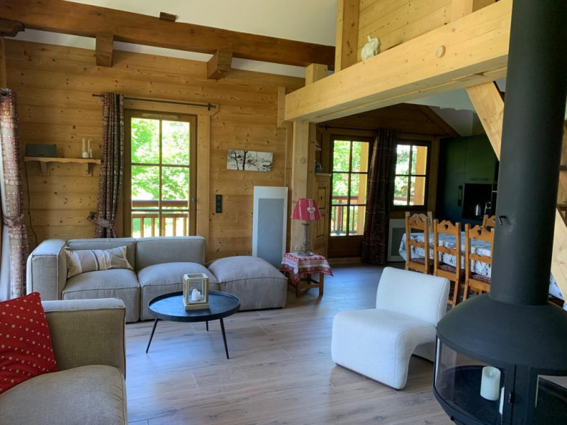 SALON - CHALET ALPEN ROC - LA GRAND VY VALLOIRE - VALLOIRE RESERVATIONS