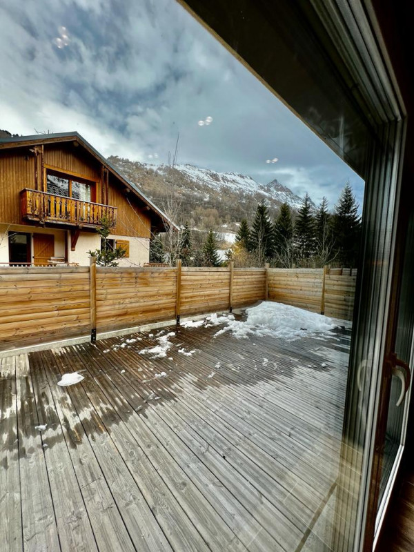TERRASSE - APPARTEMENT BALCONS DE PIERRE POMME 5 - VALLOIRE LES VERNEYS TERRASSE - APPARTEMENT BALCONS DE PIERRE POMME 5 - VALLOIRE LES VERNEYS
