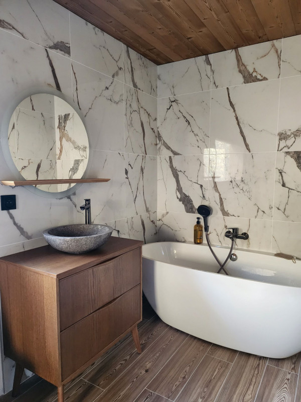 SALLE DE BAINS - CHALET TOTORO - VALLOIRE LE CRET DU SERROZ SALLE DE BAINS - CHALET TOTORO - VALLOIRE LE CRET DU SERROZ