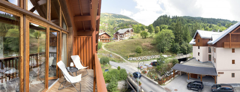 VUE DU BALCON - CHALET DU REGAIN APPARTEMENT 15 - VALLOIRE CENTRE VUE DU BALCON - CHALET DU REGAIN APPARTEMENT 15 - VALLOIRE CENTRE