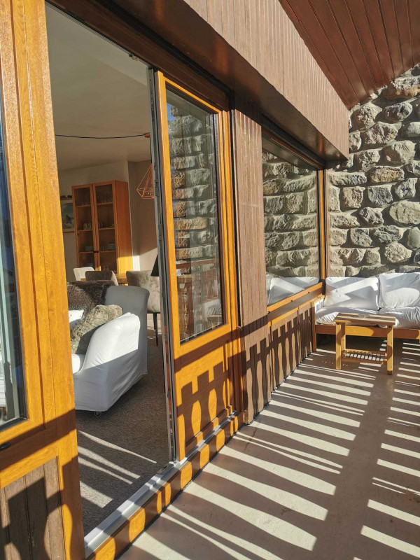 VUE BALCON HIVER - APPARTEMENT RESIDENCE GALIBIER 23 - VALLOIRE CENTRE VUE BALCON HIVER - APPARTEMENT RESIDENCE GALIBIER 23 - VALLOIRE CENTRE