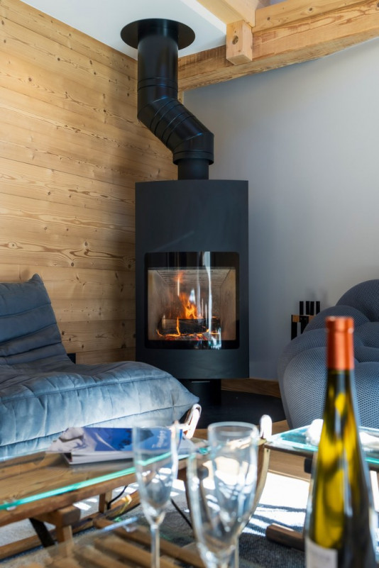 SALON - CHALET LOUIS & ROSALIE - HAMEAU DE BONNENUIT VALLOIRE - VALLOIRE RESERVATIONS