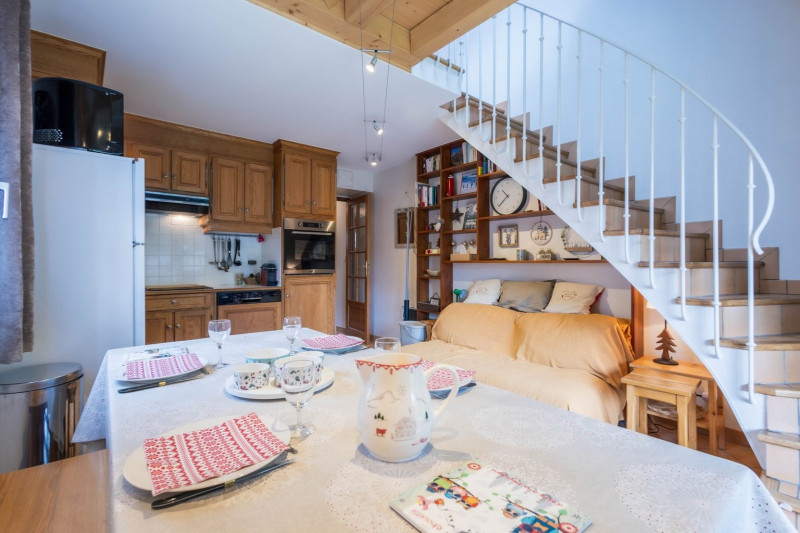 SEJOUR/CUISINE - APPARTEMENT ADRET 15 - VALLOIRE LES VERNEYS
