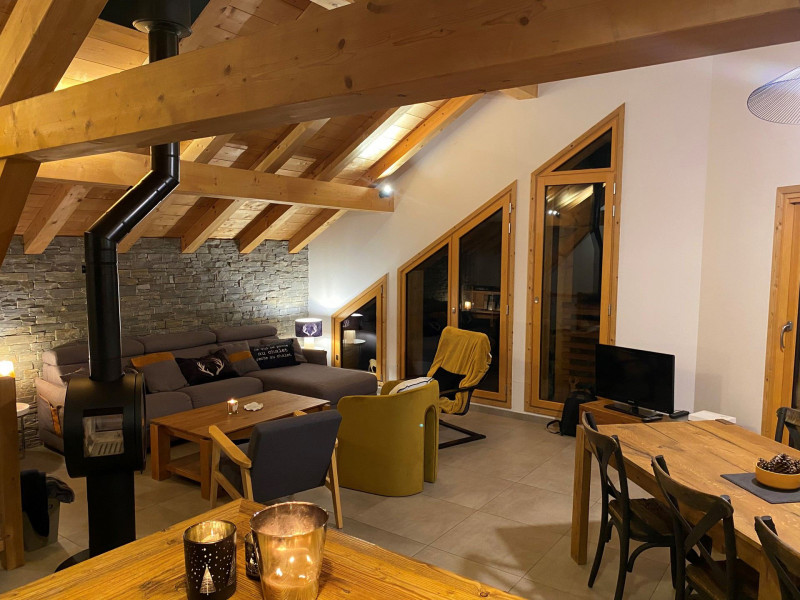 SALON - CHALET ARPITA - HAMEAU SERROZ VALLOIRE - VALLOIRE RESERVATIONS SALON - CHALET ARPITA - HAMEAU SERROZ VALLOIRE - VALLOIRE RESERVATIONS