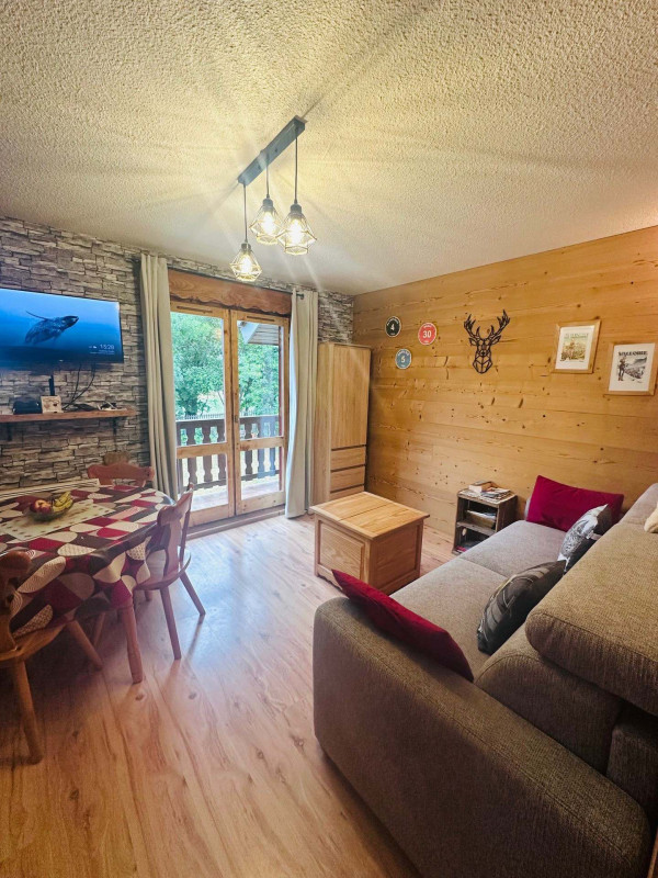 SALON - STUDIO ALTAIR 117 - VALLOIRE CENTRE LE CLOS DES ETOILES - VALLOIRE RESERVATIONS 