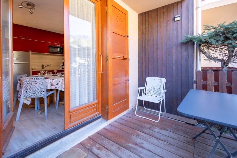 TERRASSE  - STUDIO BETELGEUSE 41 LE CLOS DES ETOILES - VALLOIRE CENTRE TERRASSE  - STUDIO BETELGEUSE 41 LE CLOS DES ETOILES - VALLOIRE CENTRE