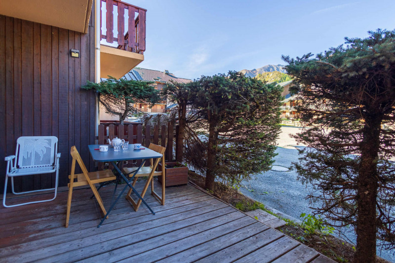 TERRASSE  - STUDIO BETELGEUSE 41 LE CLOS DES ETOILES - VALLOIRE CENTRE