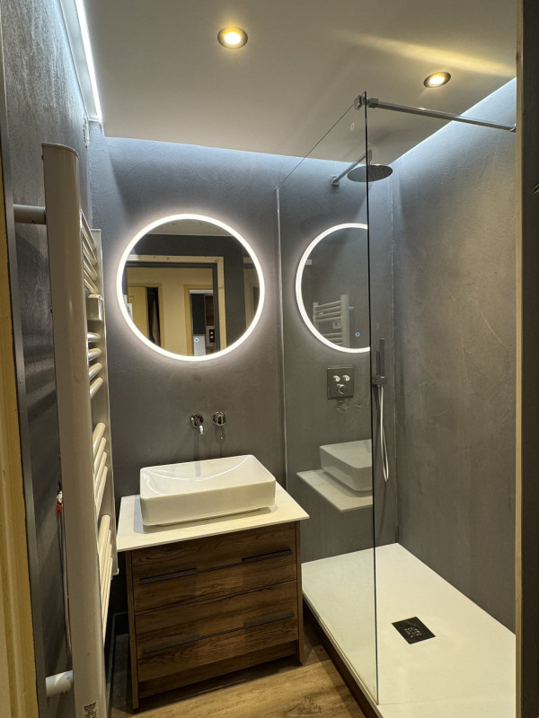 SALLE D'EAU - APPARTEMENT CHALETS GALIBIER 2 N° 313 - MOULIN BENJAMIN - VALLOIRE 