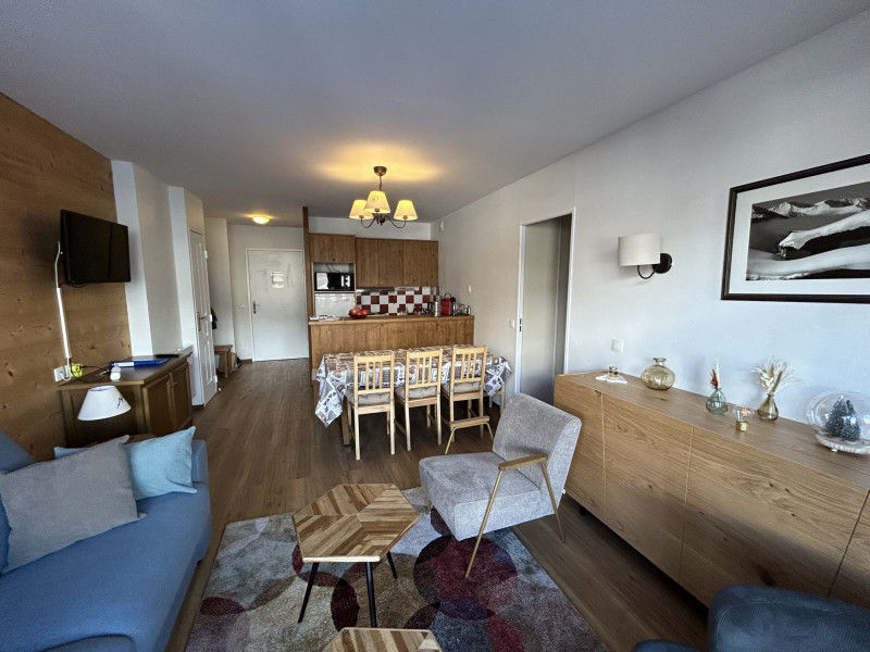 SALON - APPARTEMENT CHALETS DE VALORIA AZURITE 02 - LES CHARBONNIERES VALLOIRE - VALLOIRE RESERVATIONS