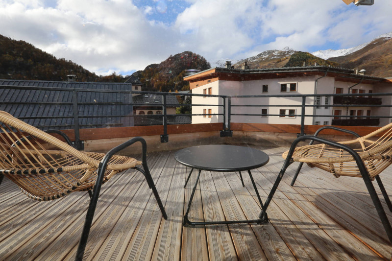 TERRASSE - APPARTEMENT EPINETTE 301 - VALLOIRE CENTRE - VALLOIRE RESERVATIONS
