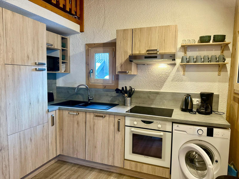 CUISINE - STUDIO BERGERS 110 - VALLOIRE CENTRE - LE CLOS DES ETOILES