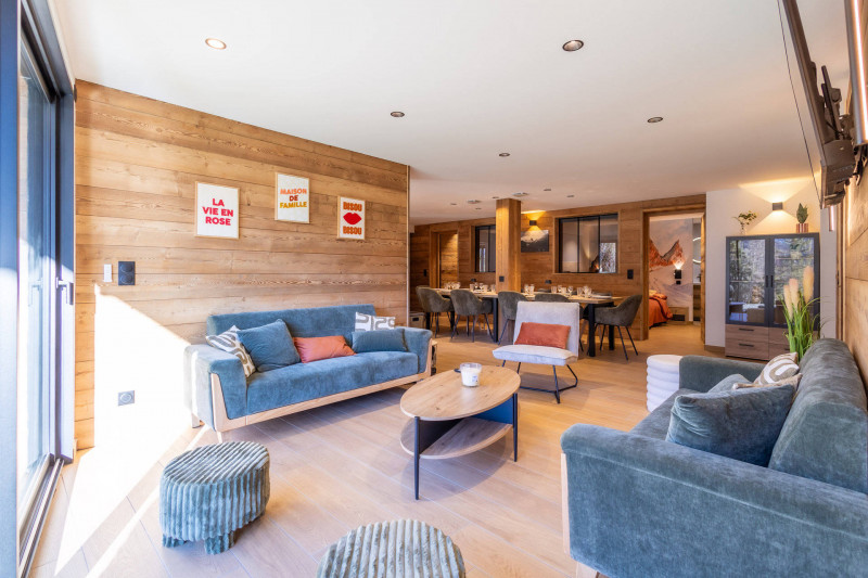 SALON - CHALET ESKIMO - CHOSEAUX VILLE VALLOIRE - VALLOIRE RESERVATIONS