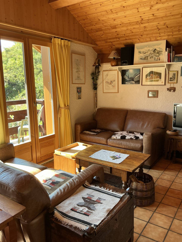 SALON - CHALET LES AROLLES C - LES VERNEYS VALLOIRE - VALLOIRE RESERVATIONS