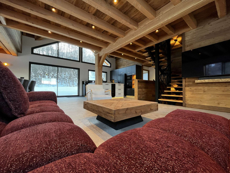 SALON - CHALET L'OREE - VALLOIRE LA RUAZ - VALLOIRE RESERVATIONS