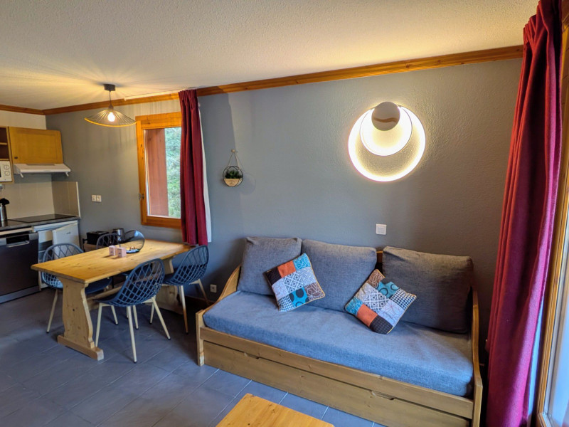 SALON - APPARTEMENT CHALETS DE LA VALLEE D'OR ASTER 203 - CHARBONNIERES VALLOIRE - VALLOIRE RESERVATIONS