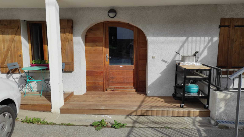 TERRASSE - APPARTEMENT CHAMPS N°2  - VALLOIRE LA RUAZ