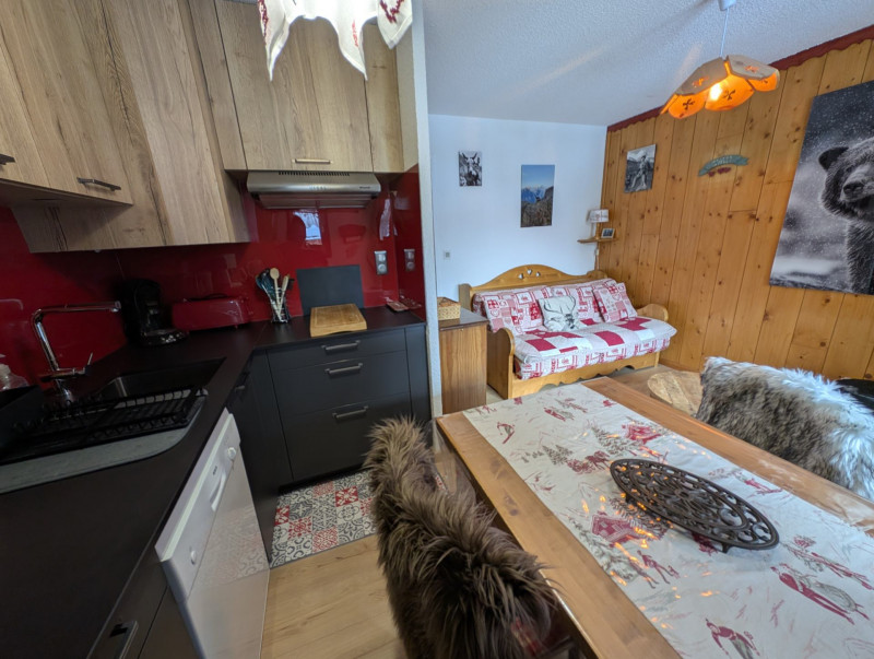 COIN REPAS - STUDIO VERNEYS GALIBIER 7 - VALLOIRE LES VERNEYS