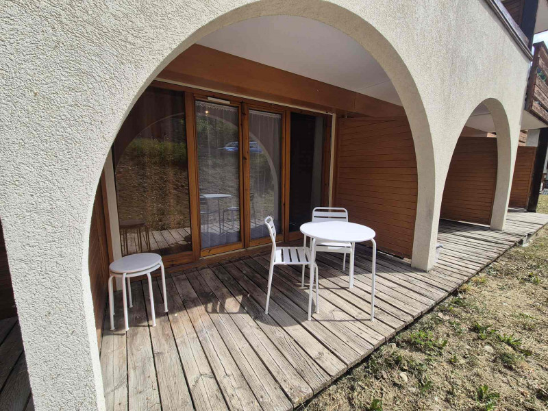 TERRASSE - STUDIO CORDELIERS 7 - VALLOIRE LA GRAND VY TERRASSE - STUDIO CORDELIERS 7 - VALLOIRE LA GRAND VY