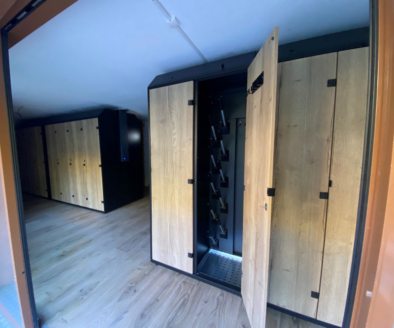 Casiers à skis chauffés de la Télécabine de la Brive - Valloire Réservations