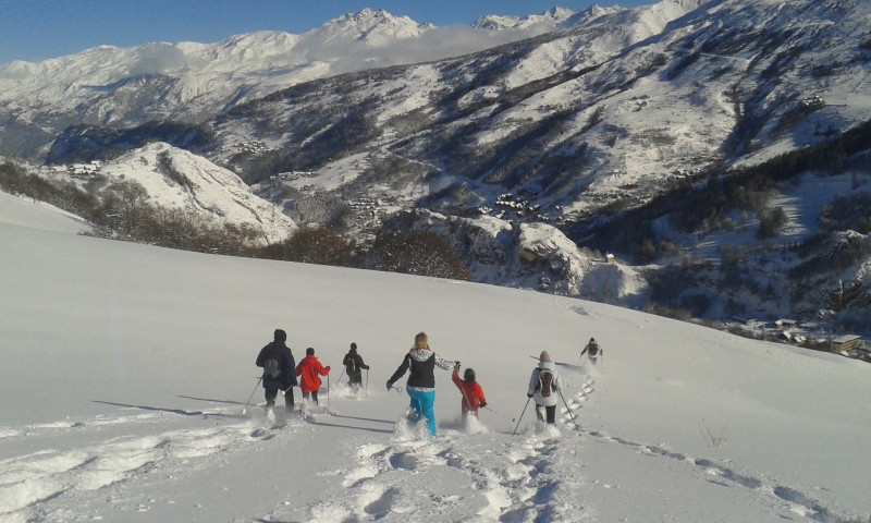 randonnée raquette valloire