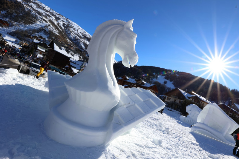 Sculptures sur neige - séjour valloire - Valloire Réservations
